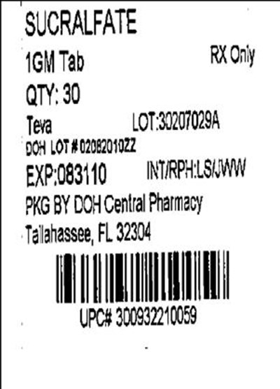 Label Image For 1gm (Sucralfate 1gm(teva))